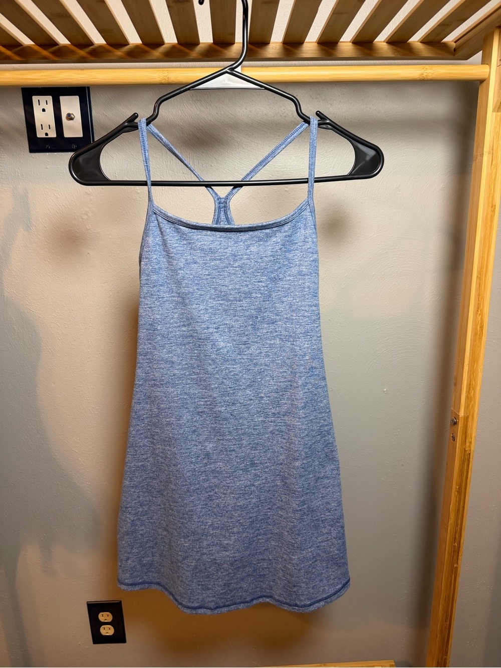 Aerie light blue exercises dress with shorts